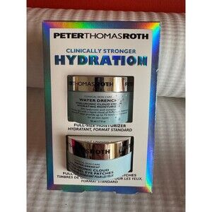 Peter Thomas Roth Hydration Set Eye Patches + Moisturizer FULL SIZE.